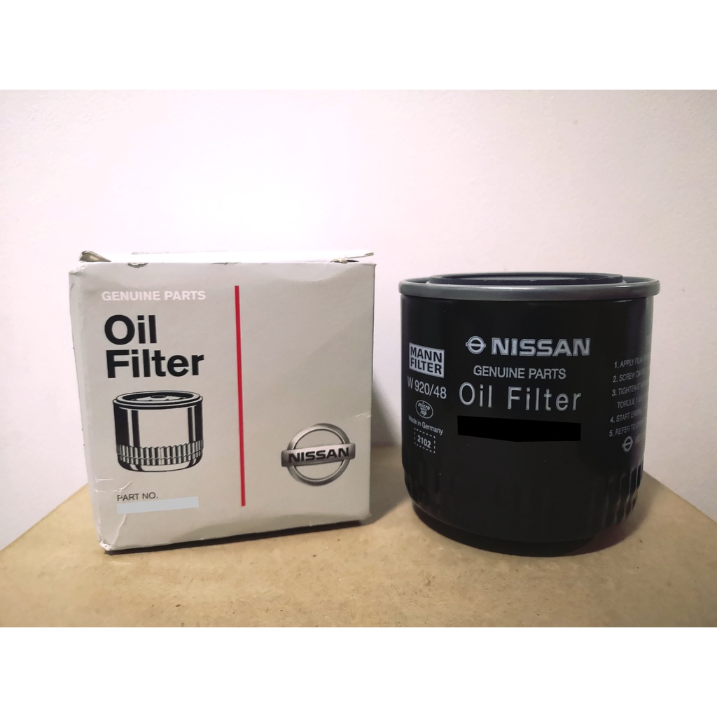 Nissa Terra Navara NP300 D23 Frontier D40 NV350 E26 Oil Filter Shopee