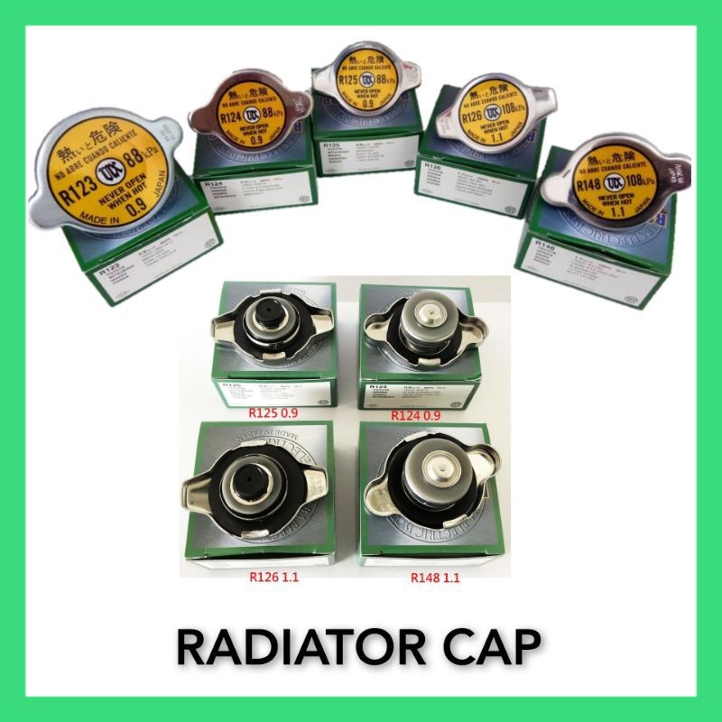 FEW COOL GEAR RADIATOR CAP R124 R125 R126 R148 MADE IN JAPAN | Shopee ...