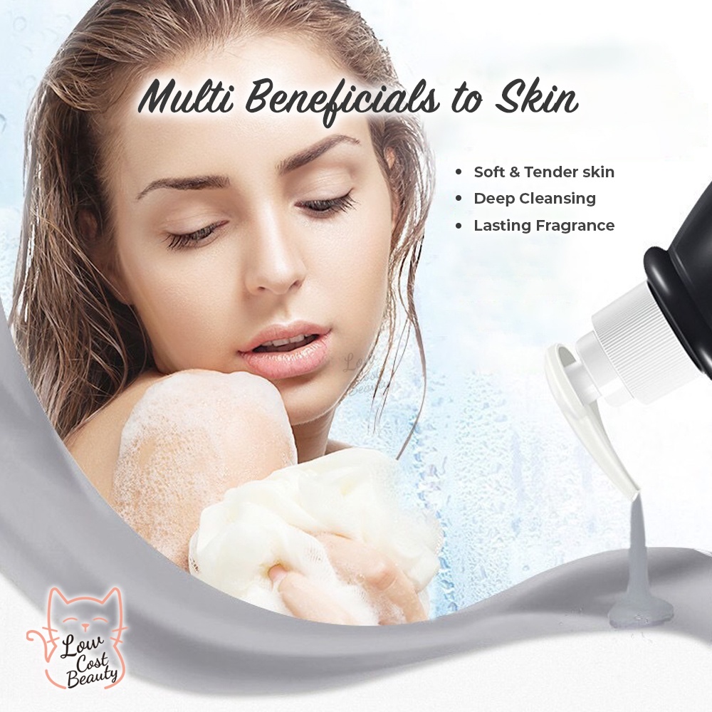 250ml LIFUSHA Whitening Body Wash Volcanic Mud Body Wash Quick