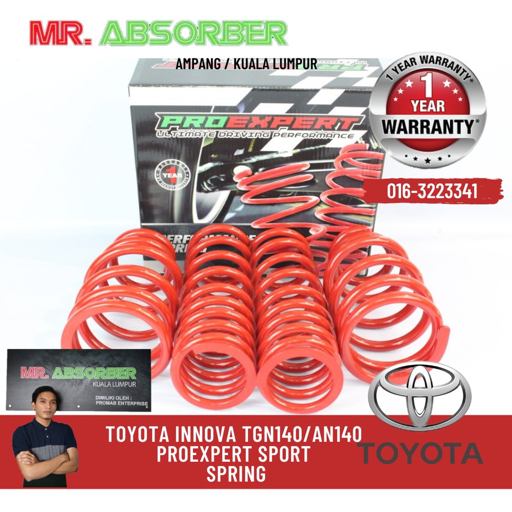 SPORT SPRING PROEXPERT TOYOTA INNOVA | Shopee Malaysia