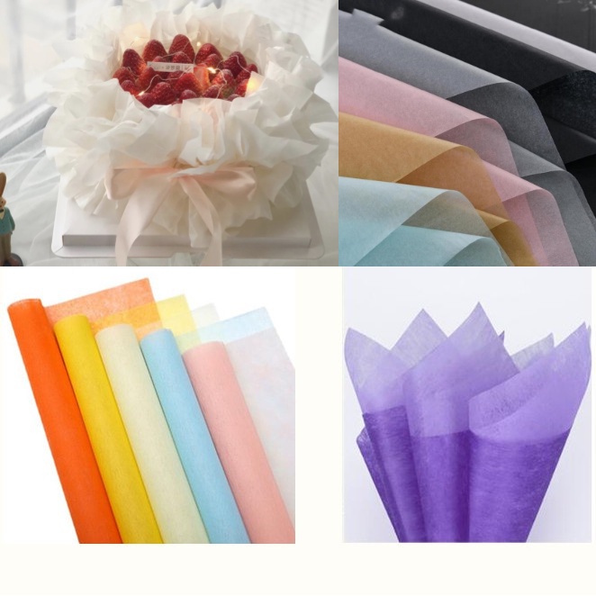 20pcs/set of pear flower paper bouquet cake decoration cake border gift ...
