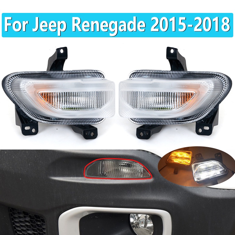 For Jeep Renegade 20152018 LED Headlight fog lights DRL headlights fog