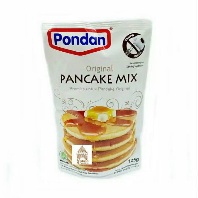 Pondan Original Pancake Mix 125 Grams Shopee Malaysia