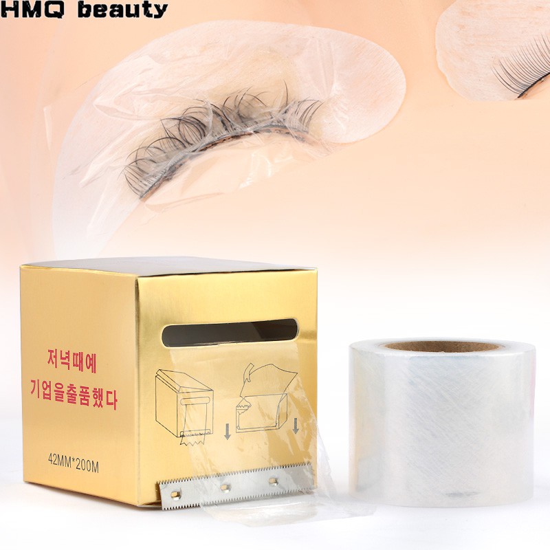 💖1 Box Permanent Eyebrow Wrap Film Plastic Wrap Eye Use Preservative ...