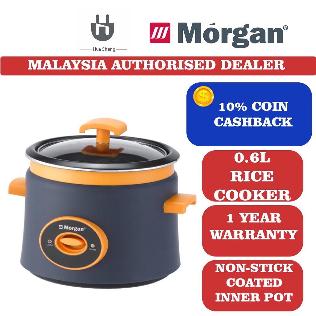 Morgan Rice Cooker Non-Stick Coated Inner Pot (0.6L) MRC-TC06NS ...