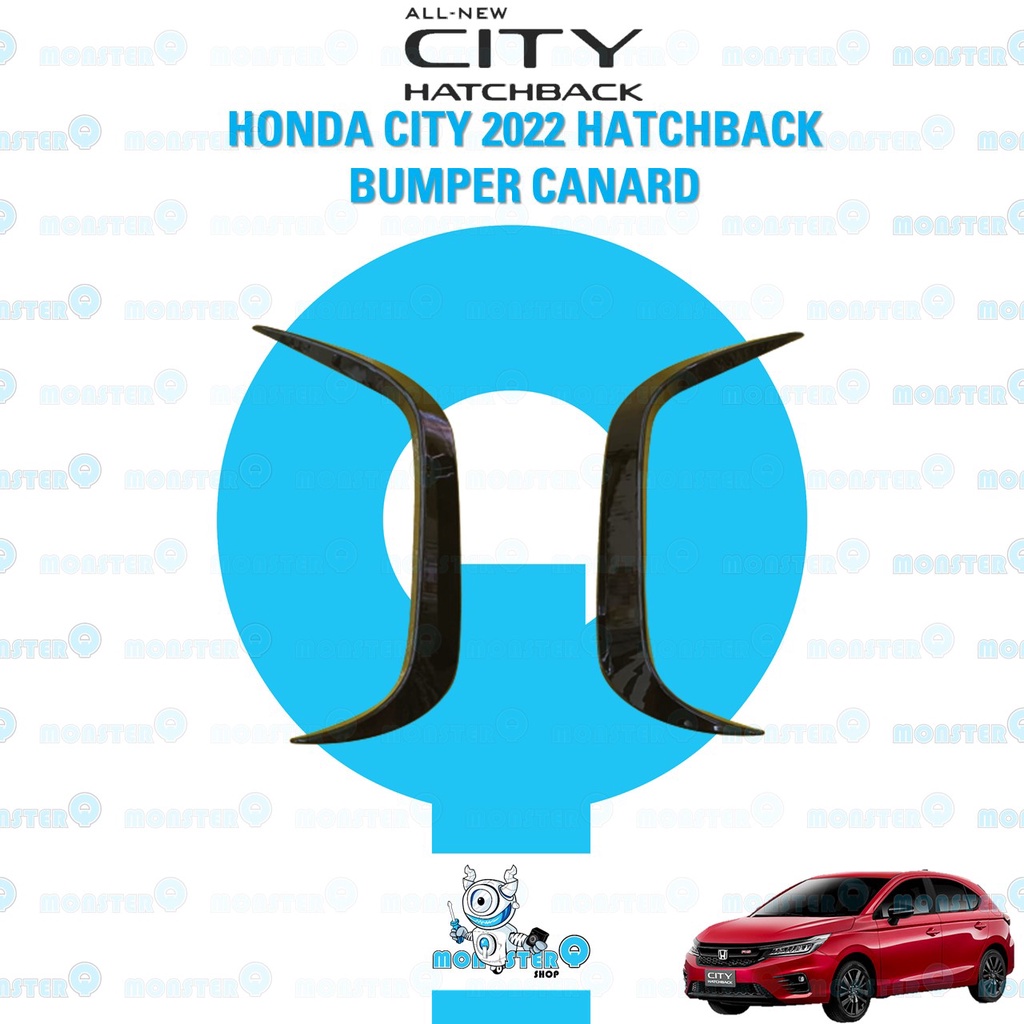 Honda City HatchBack 2022 Rear Bumper Canard / Rear Bumper Eyelips