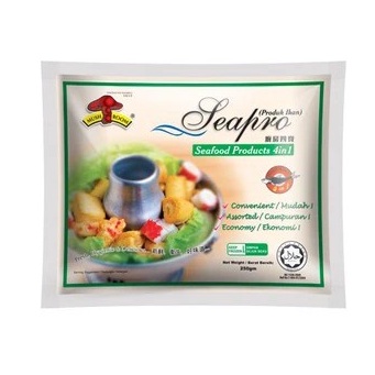 【ONLY SHOPEE 】QL SEAFOOD PRODUCT 4 IN 1 | 蘑菇牌厨房四宝 | 250G | Shopee Malaysia