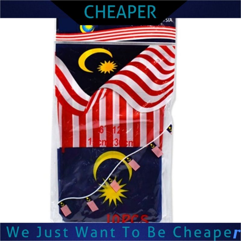 Jalur Gemilang Flag For Malaysia 10 In 1 [ 15cm X 30cm ] Bendera Negara ...