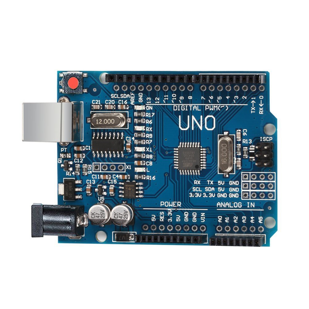 Huayuxin UNO R3 Microcontroller Board ATmega328P Compatible with ...