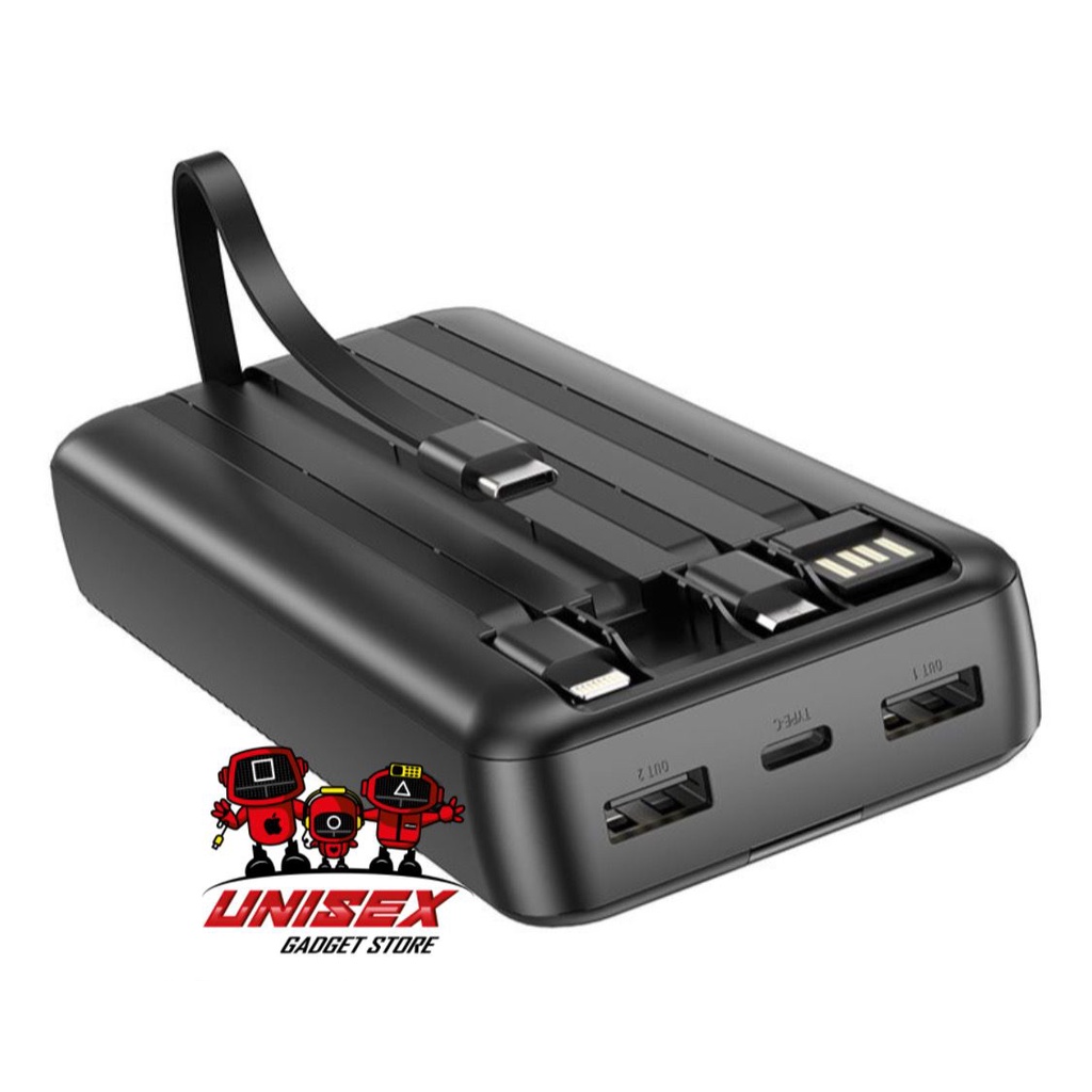 DNA design PB-05 PowerBank 20000mah 4in1 Cable Fast Charging Power Bank ...