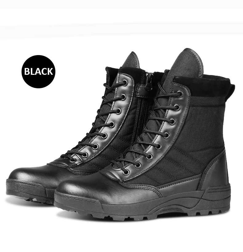 Army Unisex Outdoor Tactical Boots Swat Boots Combat Boots Kasut