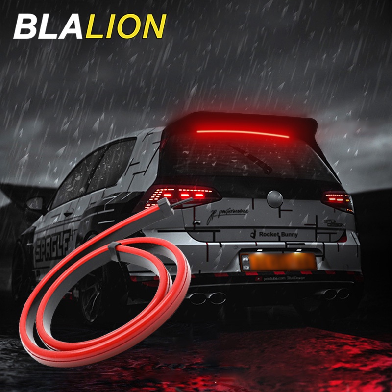 Universal Car Led 3rd Brake Light 12v Rear Warning Turn Signal Strips Multifunction Tail Lamp 5202