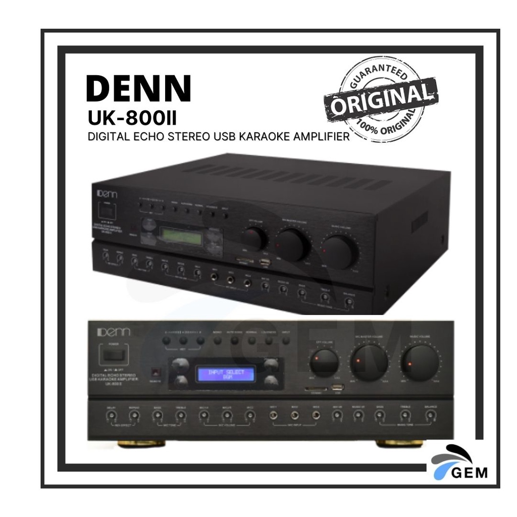 DENN USB Karaoke Amplifier (UK800II) Shopee Malaysia