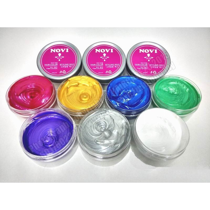 100ml Novi Korea Hair Color Styling Wax (BUY ONE FREE ONE) Shopee