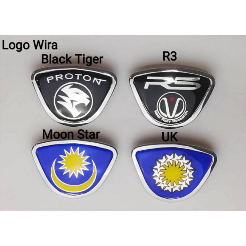 Proton Logo Emblem Wira Old/ Saga Iswara UK Blue / Moon Star / Proton