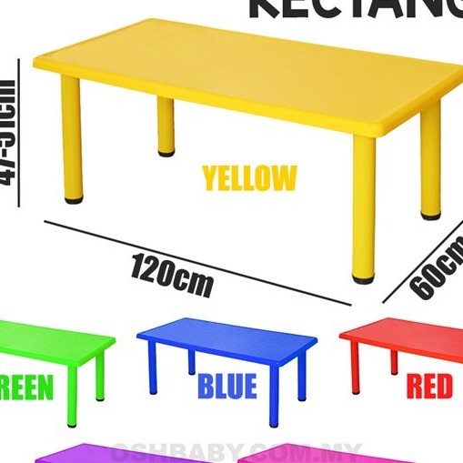 KINDERGARTEN TABLE [RECTANGLE] | Shopee Malaysia