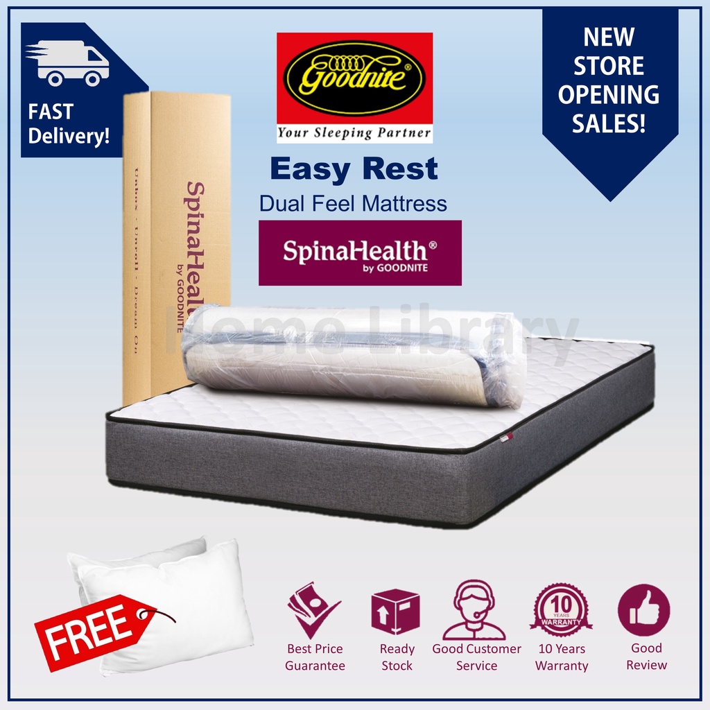 [HL] Goodnite ZERO Motion Transfer Dual Feel Spring FREE 9' Compress