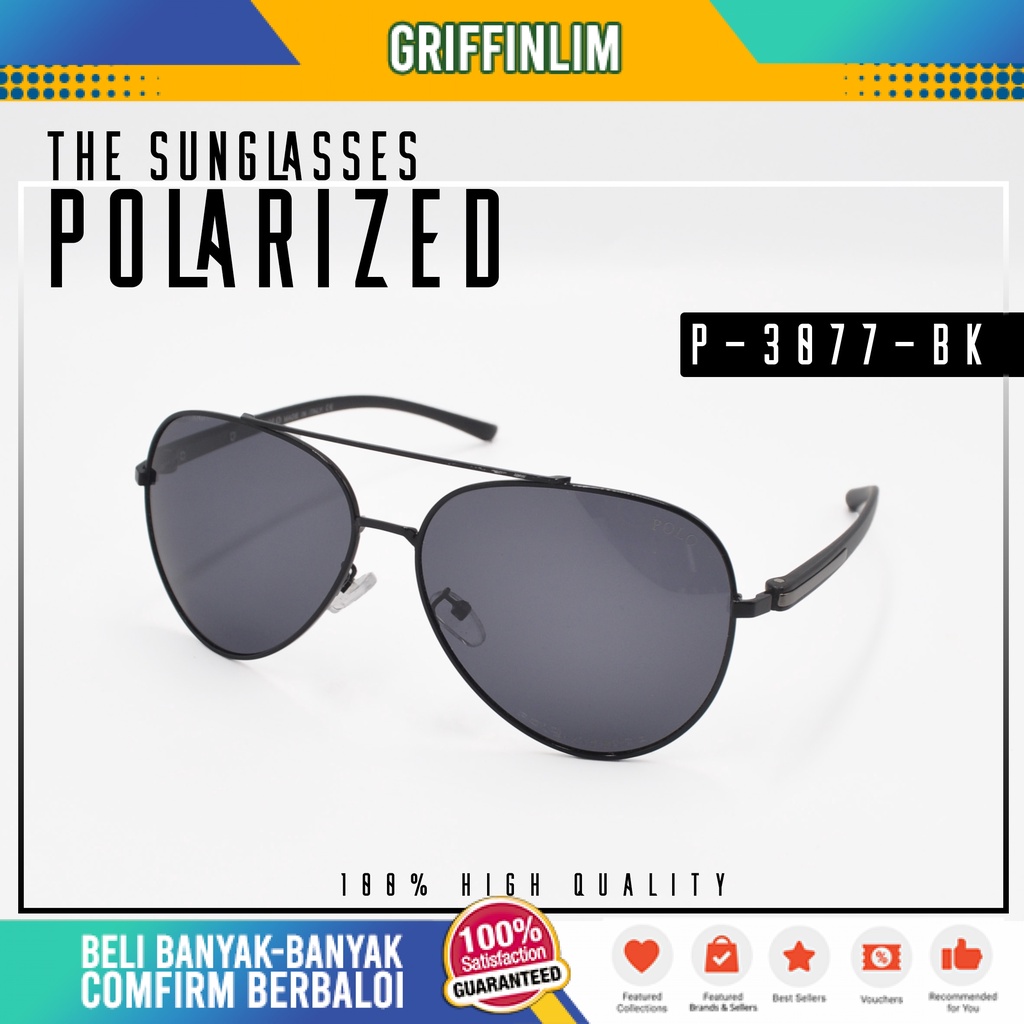 (ready stock in malaysia) POLARIZED UV400 Sunglasses metal frame UNISEX