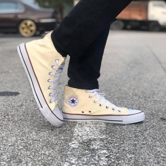 Converse cream 2024 high cut