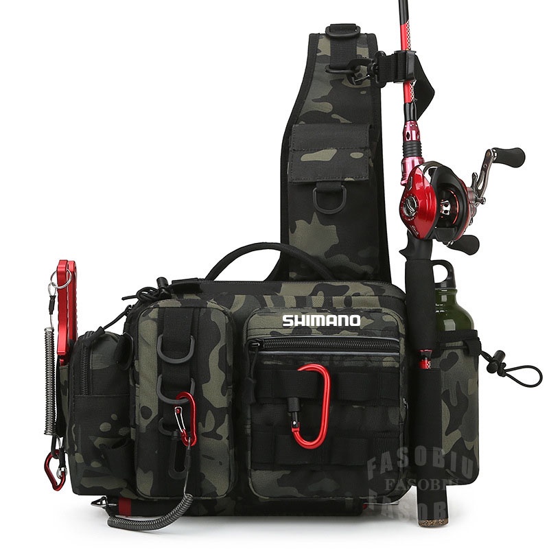 Shimano Multifunctional Fishing Tackle Bags Single Shoulder Crossbody ...