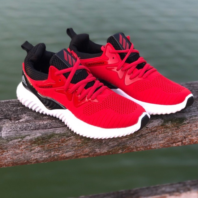 READY STOCKS] ADIDAS ALPHABOUNCE BEYOND V1 RED BLACK WHITE SHOES NEW |  Shopee Malaysia