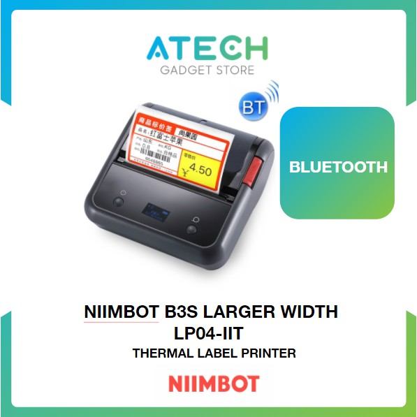 Niimbot B3s Label Printer Inkless Bluetooth Portable Mobile Shopee