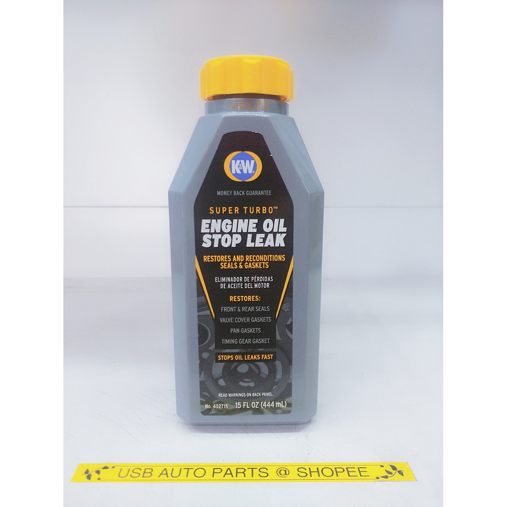 CRC K&W Engine Oil Stop Leak Super Turbo Shopee Malaysia
