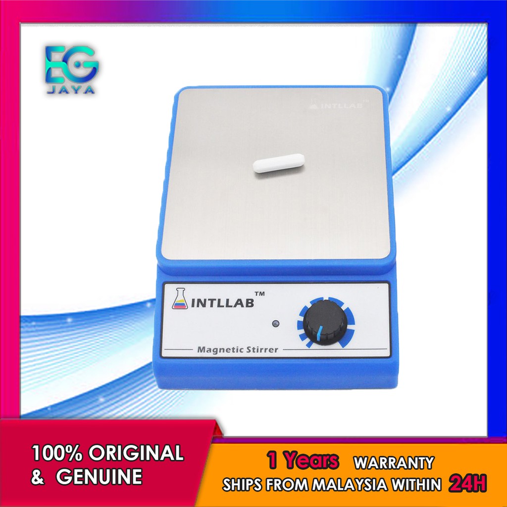 INTLLAB Stirrer Stainless Steel Mixer with Stir Bar