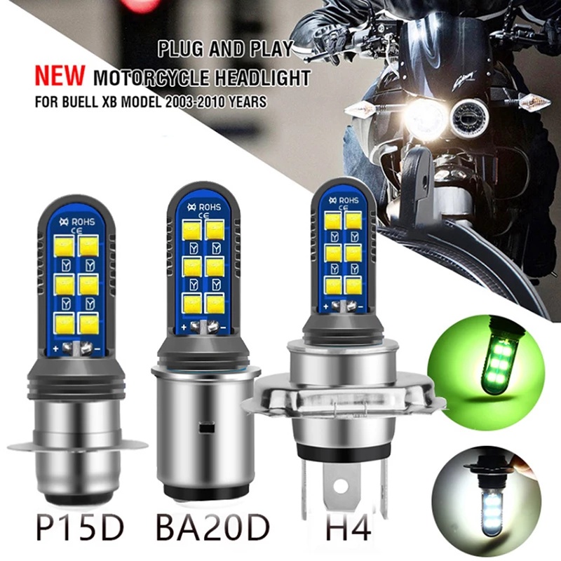H4 LED Bulbs Motorcycle Ba20d LED Motorcycle Headlight Bulbs H4 P15D White  Hi Lo Lamp Motorcycle Accessories Fog Lights - China Motorcycle LED  Headlight, LED Light Motorcycle