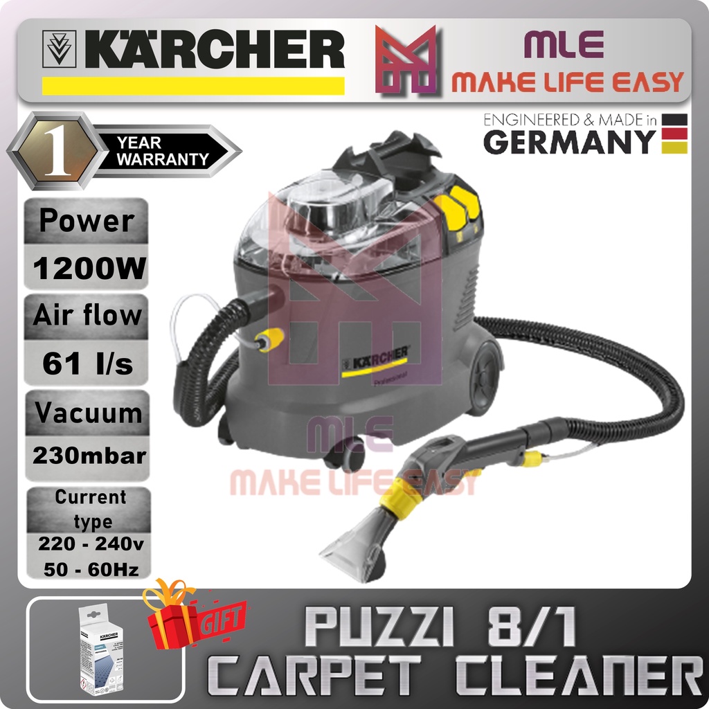 Karcher PUZZI 8/1 C Compact Carpet Extractor 