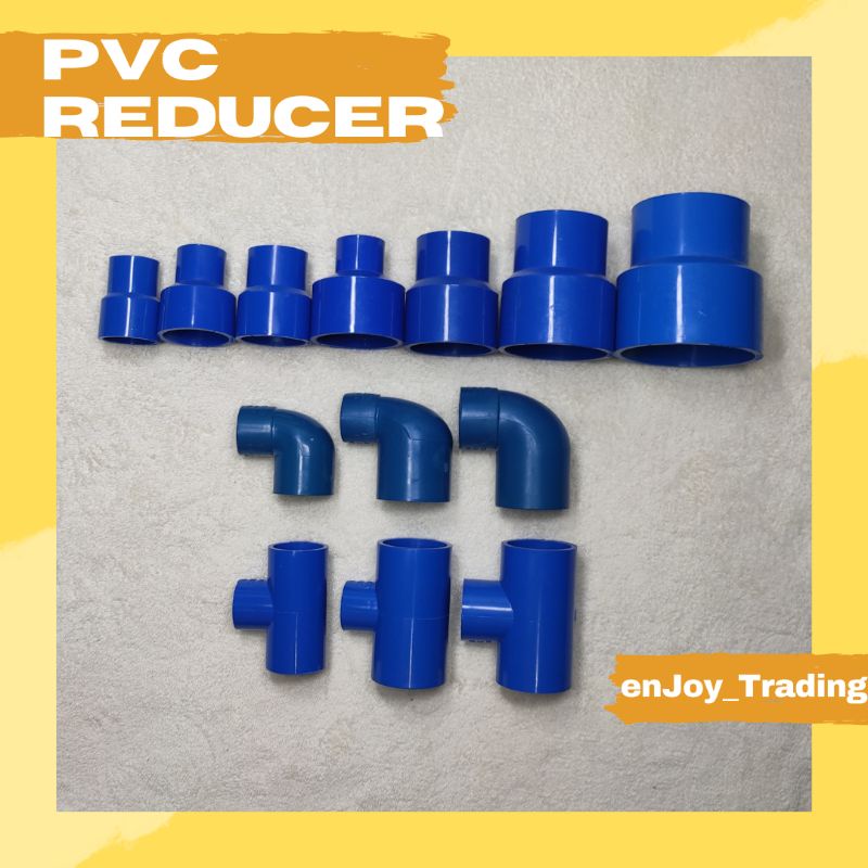 PER PIECE PVC Blue Coupling Reducer Elbow Reducer Tee Reducer Socket ...
