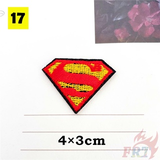 ☸ Marvel & DC：Superheroes Logo Mini Iron-on Patch ☸ 1Pc Captain