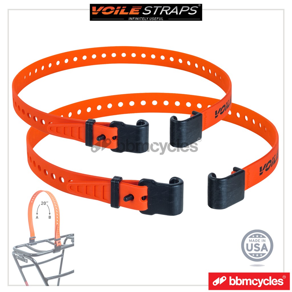 VOILE STRAPS RACK STRAPS ONE STRAPS A MILLION USES MADE IN USA BICYCLE