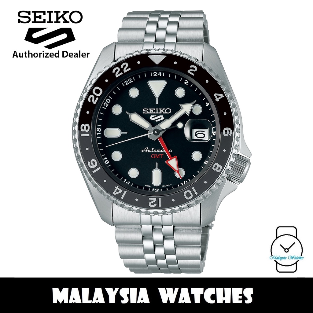 Seiko 5 Sports Superman SSK001K1 Automatic GMT Black Dial Hardlex Glass ...