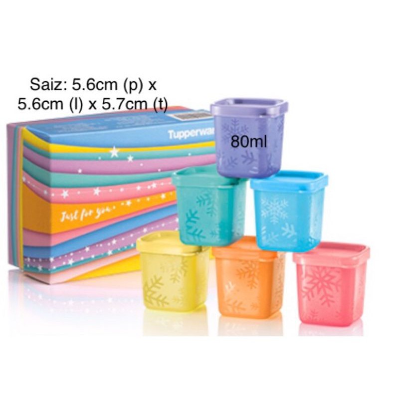 Clearance TUPPERWARE Mini Cubix (6pcs) | Shopee Malaysia