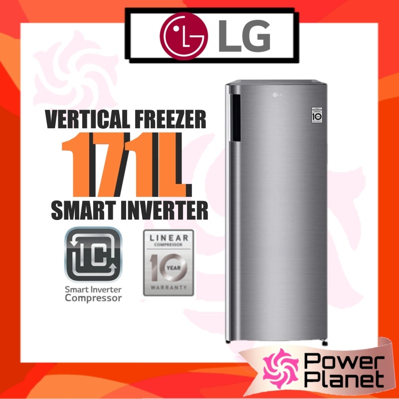LG Upright freezer GN304SLBT 171L Vertical Freezer with Smart Inverter