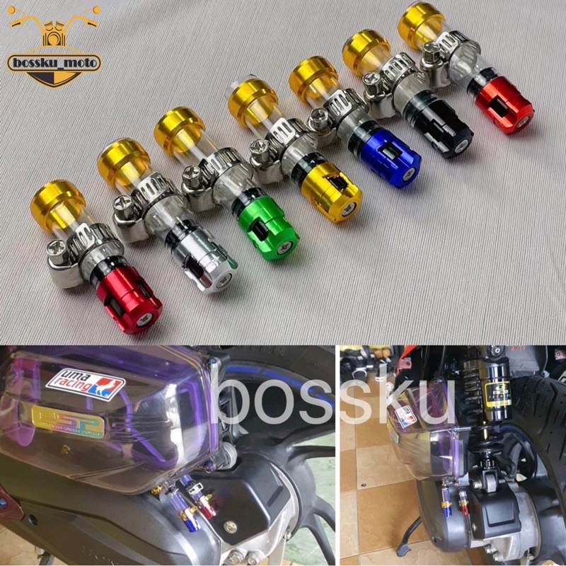 AIR FILTER BOX PIPE DRAIN UNIVERSAL SCOOTER CNC HOSE KOTAK ANGIN XMAX