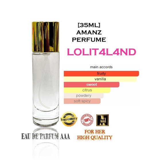 PERFUME L0LIT4L4ND (WOMEN) L.L3MPI'KA (AMANZ PERFUME) [35ML] MINYAK WANGI EDP / EAU DE PARFUM