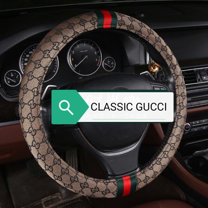 Car steering cover LV BURBERRY GUCCI Perodua Proton Honda Toyota Nissan Kia  Volkswagen Hyundai Bmw Mercedes Audi Peugeot | Shopee Malaysia