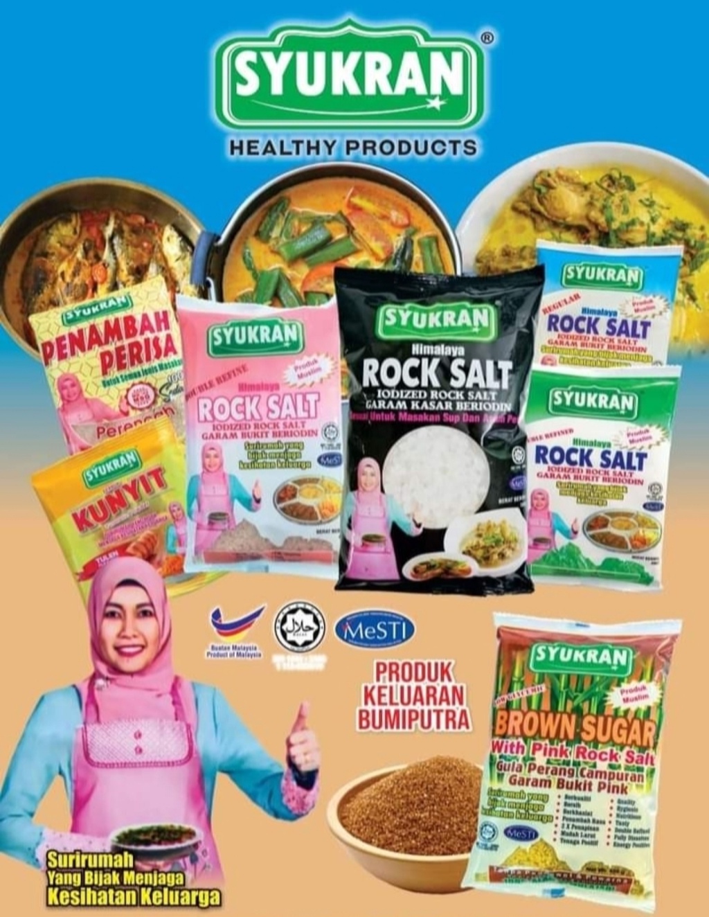 Syukran Himalaya Rock Salt 400GM | Shopee Malaysia
