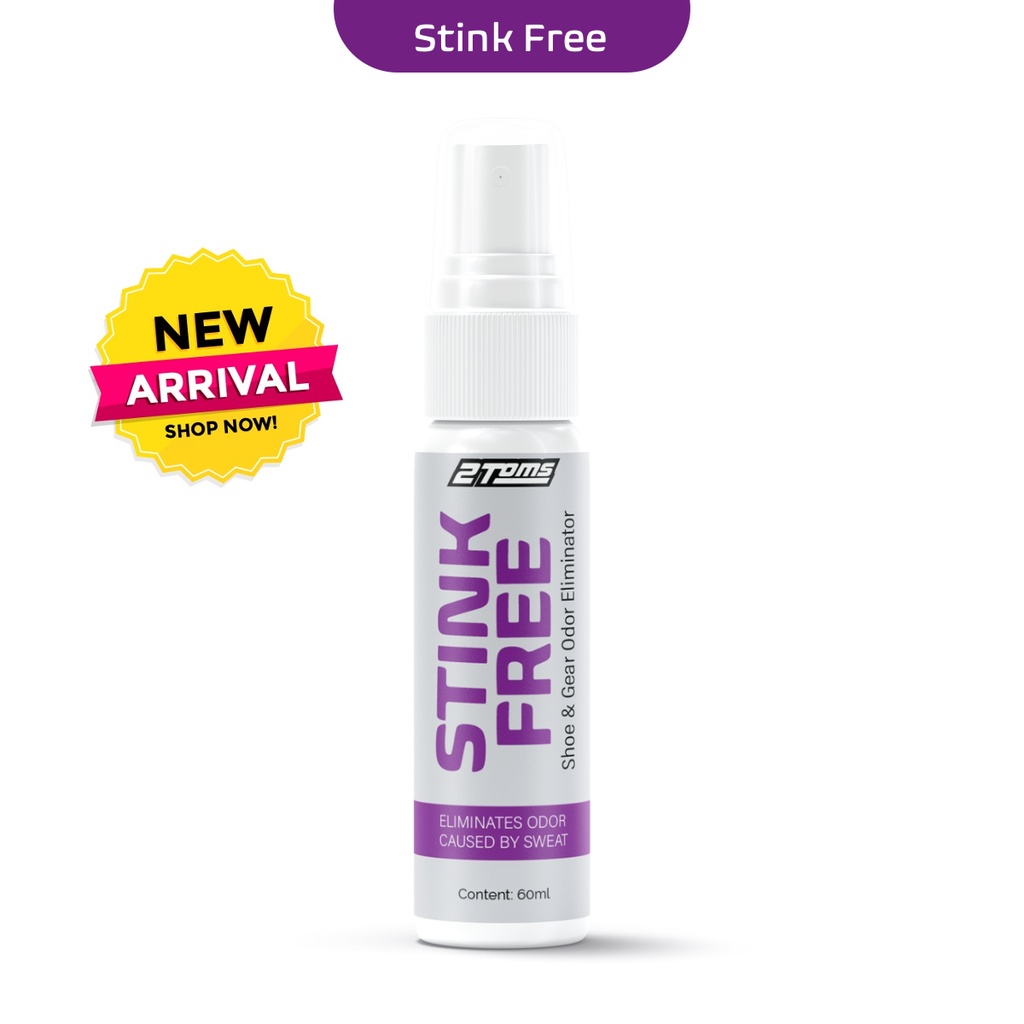 2Toms StinkFree Shoe Odour Remover and Eliminator Spray for Gear and