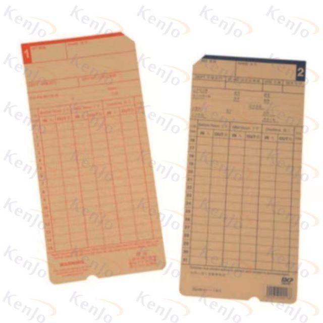 TIME RECORDER PUNCH CARD / TIME CLOCK PUNCH CARD *9598PCS/PACK