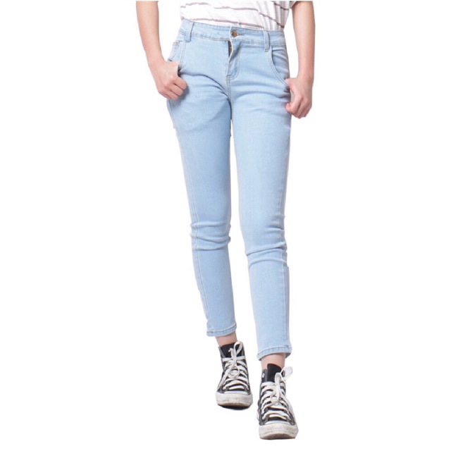 Waorder Korea Style Women Jeans Long Stretchable Skinny Denim Pants 🔥🔥 ...