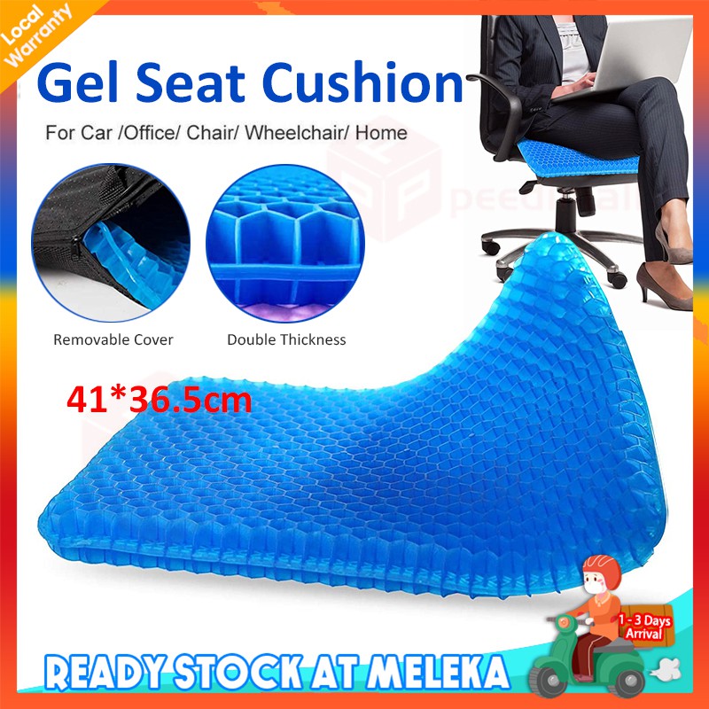 Soft Gel Seat Cushion Cover Flex Seat Cushion Soft Silicone Car Seat