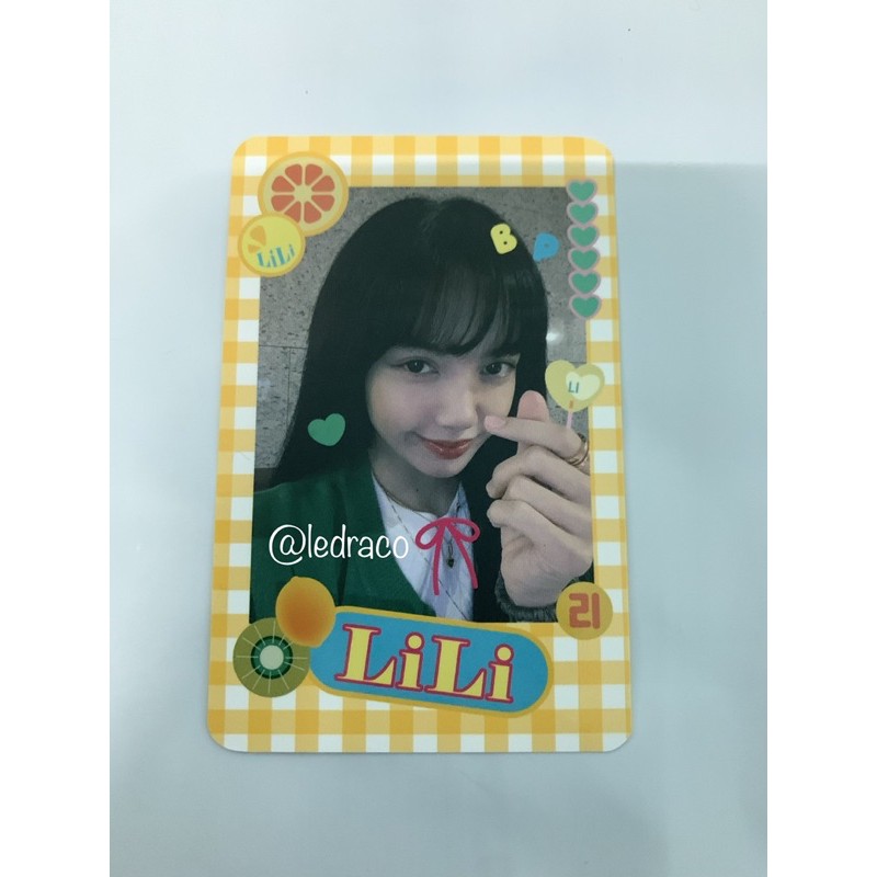 OFFICIAL BLACKPINK LISA SPRING EDITION PHOTOCARD | Shopee Malaysia