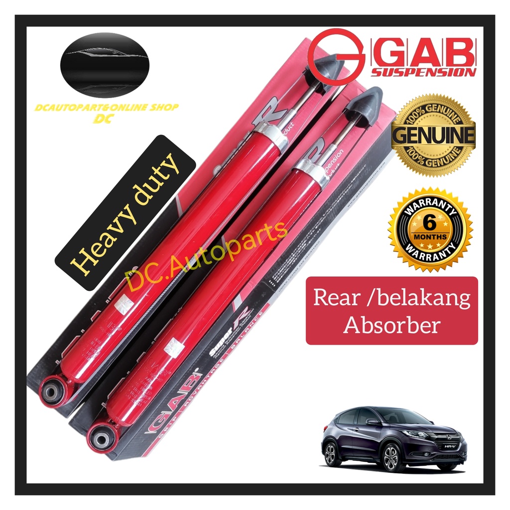 ORIGINAL GAB SUPER R HONDA HRV T7A REAR / BELAKANG ABSORBER ( HEAVY ...