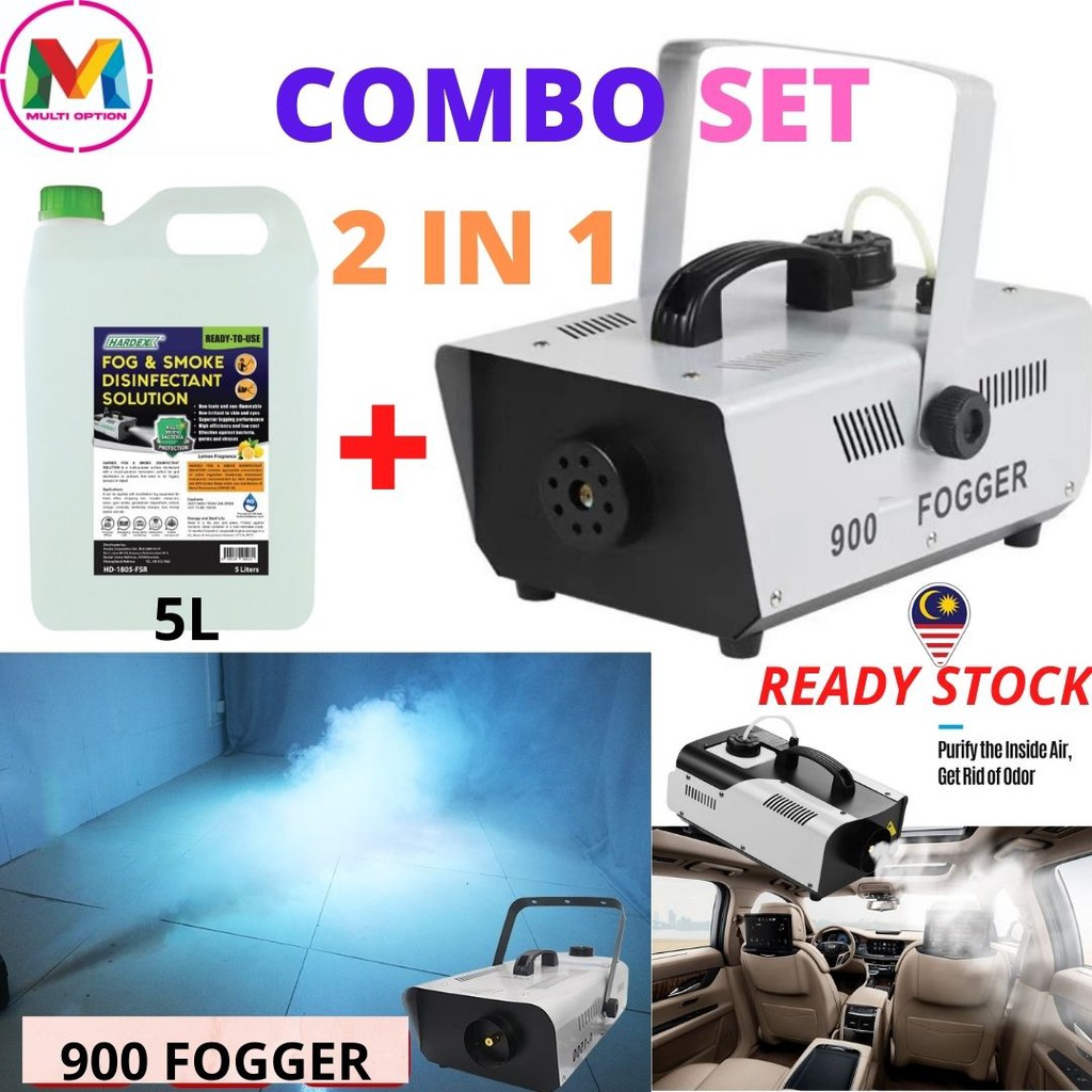 READYSTOCK900W FOG MACHINEMESIN FOGGING NANO SMOKE DESINFECTANT anti