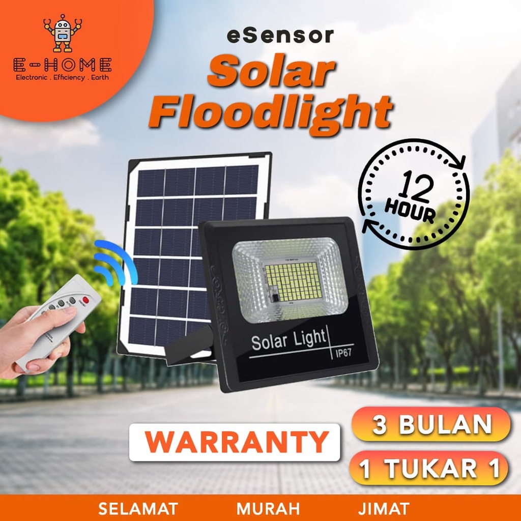 Solar Spotlight 100W/200W/300W Solar light outdoor lighting Flood lampu ...
