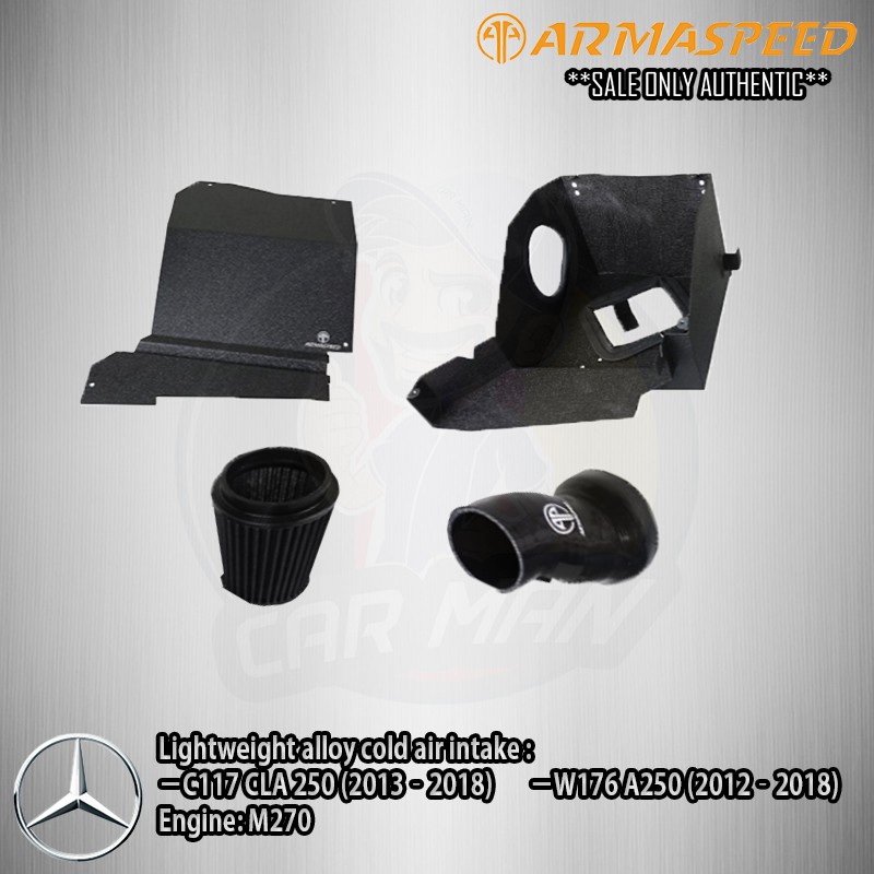 Mercedes-Benz W176 A250 / C117 CLA250 ARMASPEED Aluminum Alloy Cold Air  Intake - ARMASPEED
