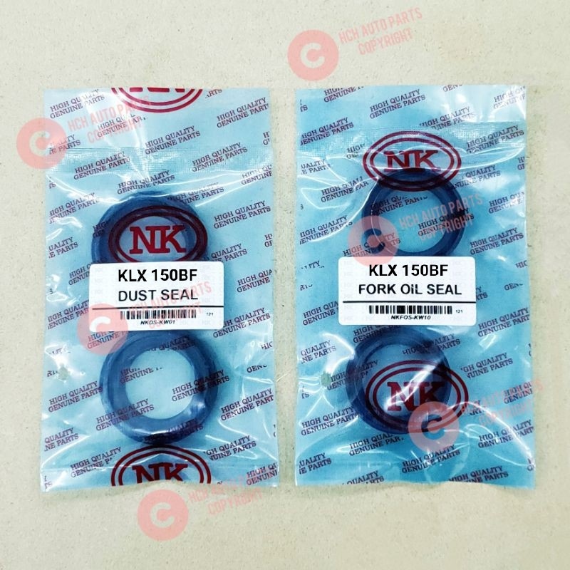 FORK OIL SEAL + DUST SEAL KAWASAKI KLX 150 BF (INVERTED FORK)/ D